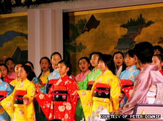 Japanese children perform in costume at the 24th annual Kyoto Prize ceremonies Nov. 10. Journalism's Peter Downie was the only North American journalist to attend the ceremonies and interview the laureates of the international award.